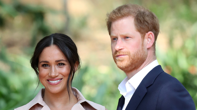 Prince Harry and wife Meghan Markle 