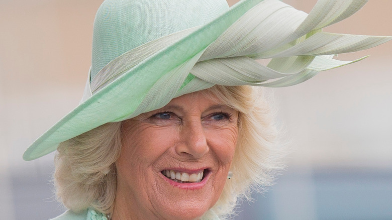 Camilla Parker Bowles smiling 