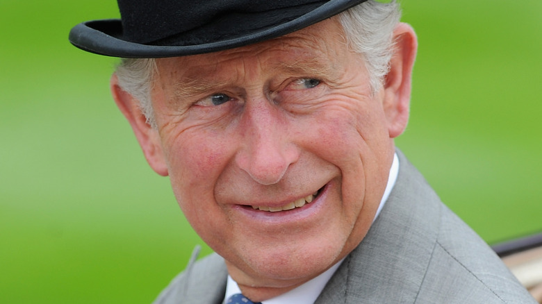 King Charles III smiling