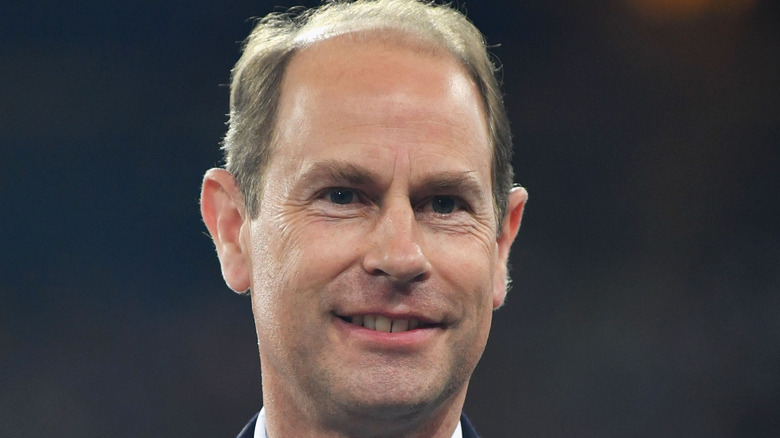 Prince Edward smiling