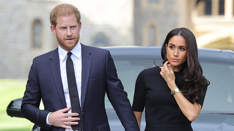 Prince Harry and Meghan Markle at Windsor Castle