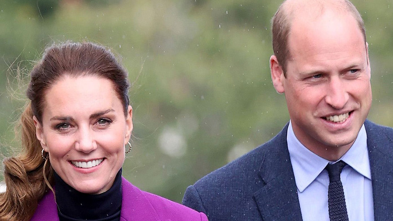 Prince William and Kate Middleton attending a royal event