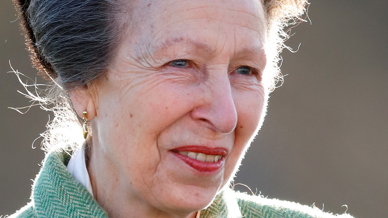 Princess Anne smiling