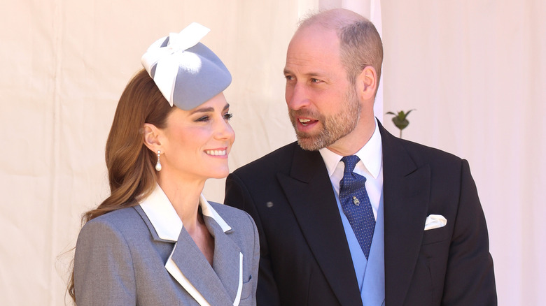 Prince William and Kate Middleton at an event