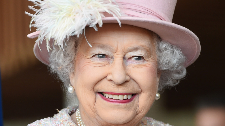 Queen Elizabeth smiling