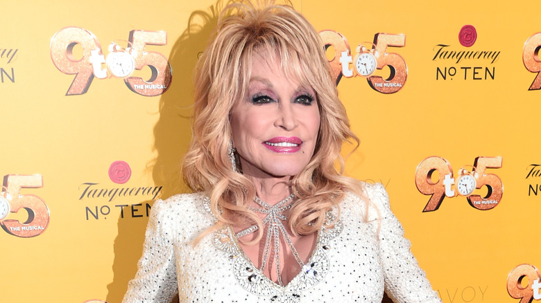 Dolly Parton smiling