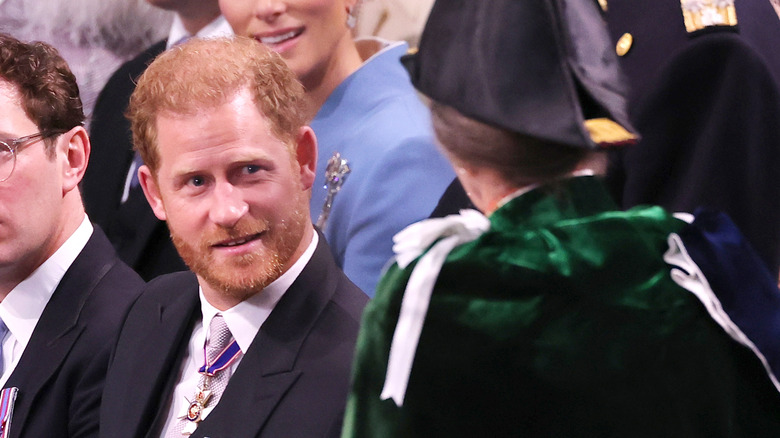 Prince Harry at coronation