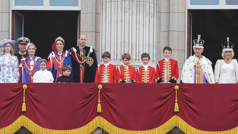 The royal family at King Charles' coronation