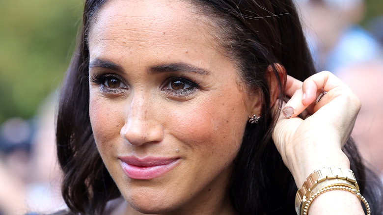 Meghan Markle smiling