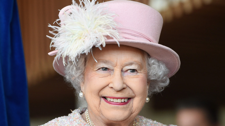 close up of Queen Elizabeth