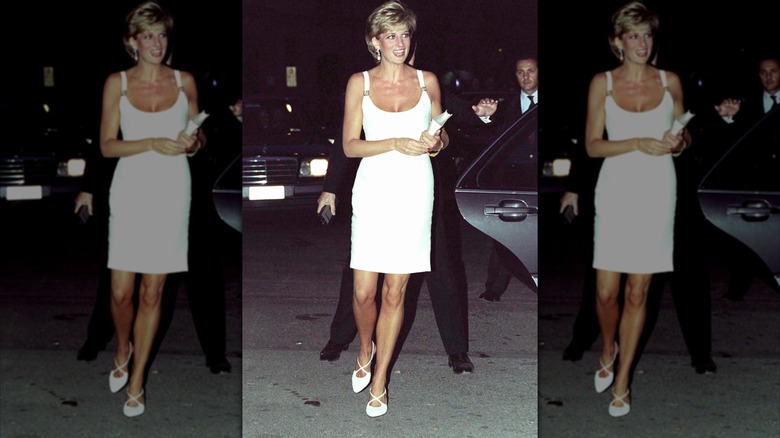 Princess Diana at a concert for the aid of Bosnian children in Italy, 1995