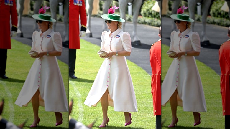 Zara Tindall at day 3 of Royal Ascot in 2022.