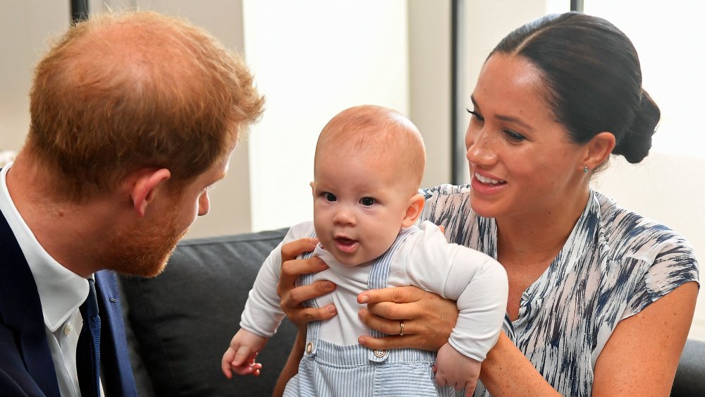 Prince Harry, Archie, and Meghan Markle