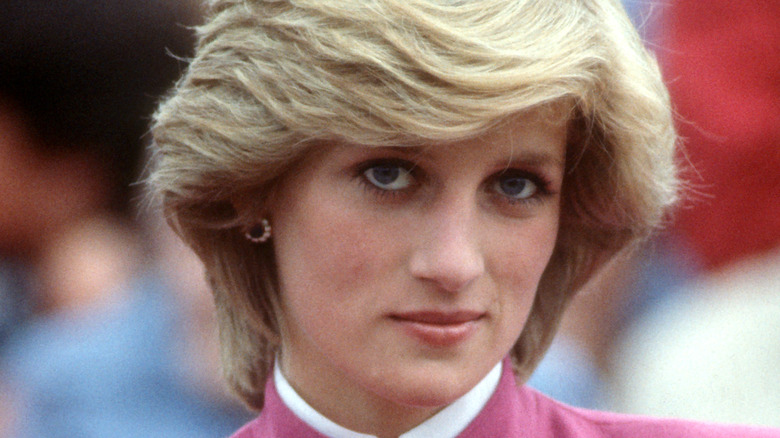 Princess Diana looking less than happy