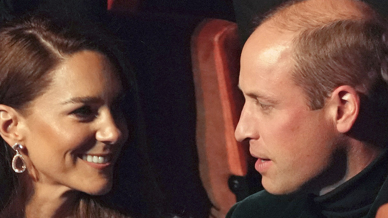 William and Kate at an event.