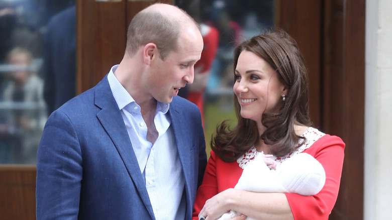 Prince William, Kate Middleton and child