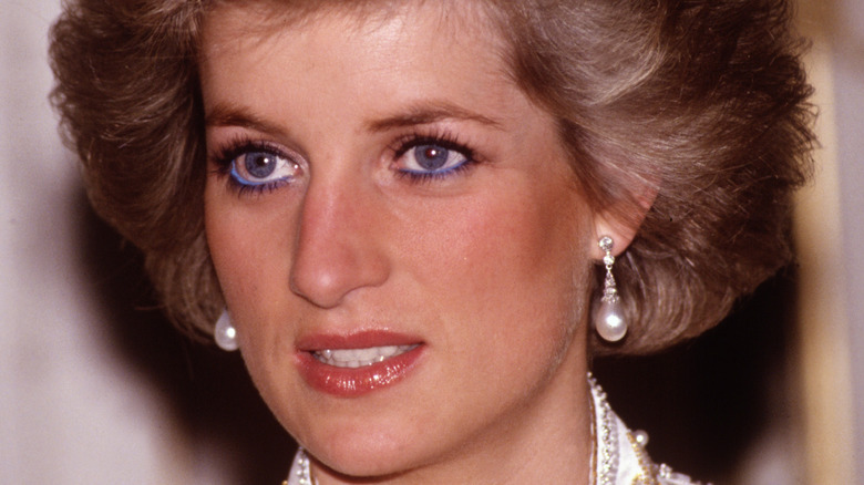 Princess Diana photographed at event
