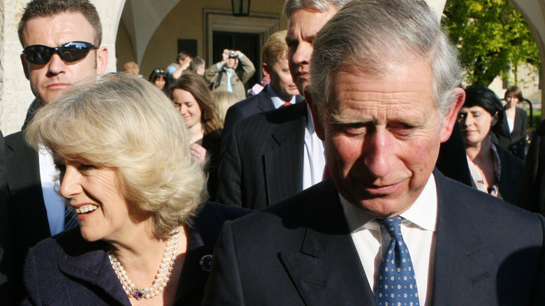 King Charles III and Camilla at an event