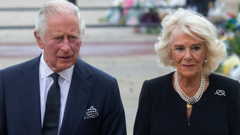 King Charles III and Camilla at an event