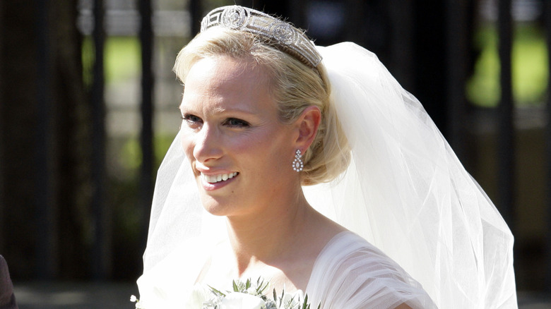 Zara Tindall on her wedding day