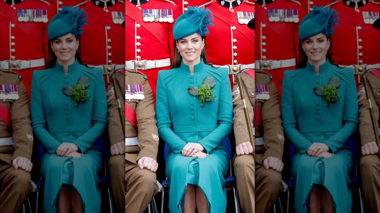 Princess Catherine at the St. Patrick's Day parade