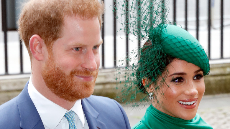 Harry and Meghan in 2020