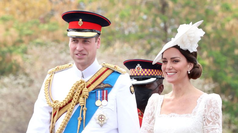 Prince William and Princess Catherine smiling