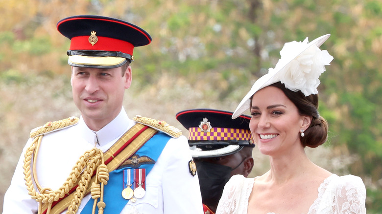 Prince William and Princess Catherine smiling