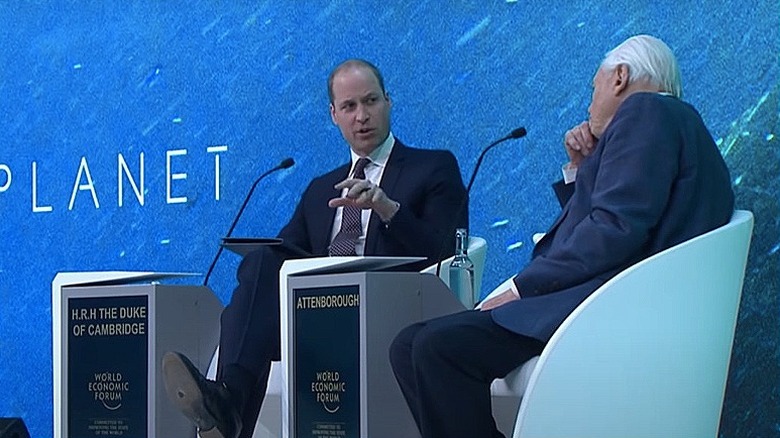 Prince William and David Attenborough