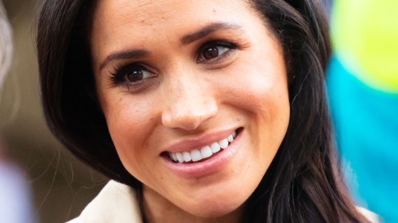 Meghan Markle Australia smiling