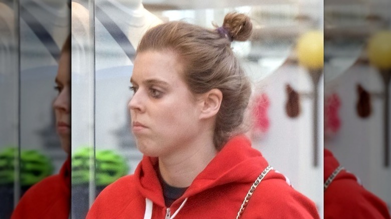 Princess Beatrice makeup free