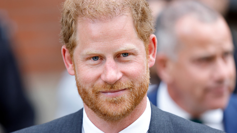 Prince Harry smiling at event