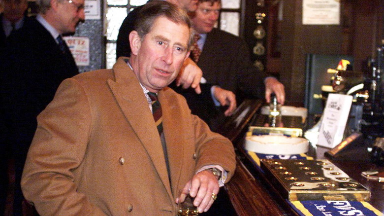 King Charles III in a bar in 2000