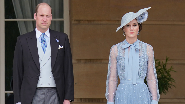 Prince William and Kate Middleton standing