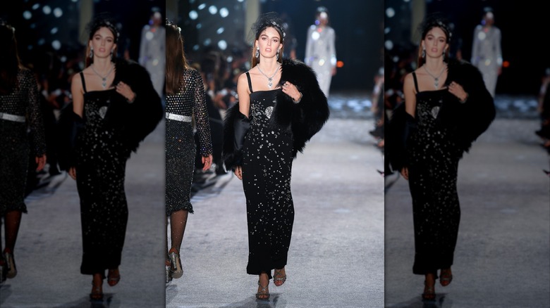 Lady Alice Manners walks the runway