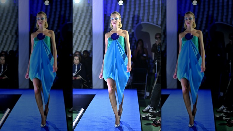 Princess Maria Chiara of Bourbon-Two Sicilies walks the runway
