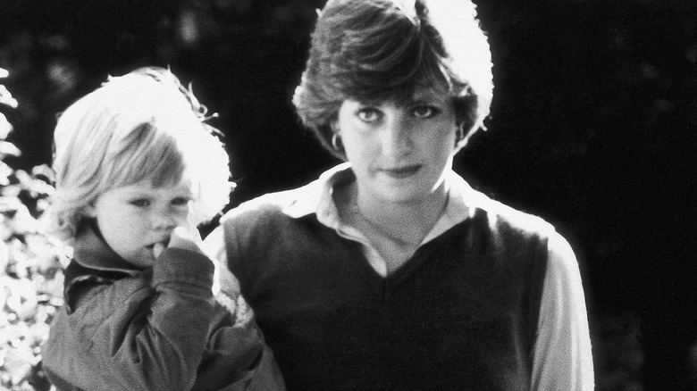 Princess Diana's first official photoshoot