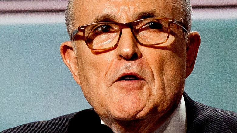 Rudy Giuliani in glasses