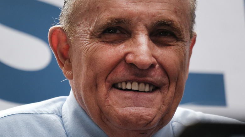 Rudy Giuliani smiling