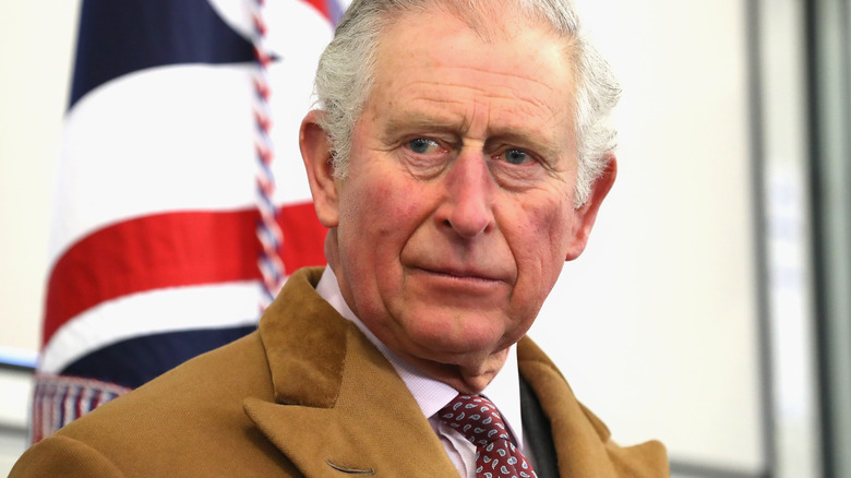 King Charles III in coat
