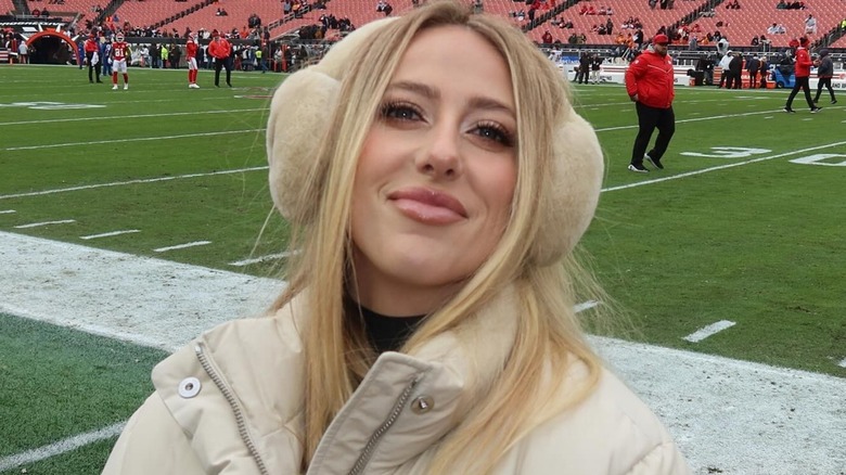 Brittany Mahomes at a Chiefs game in December 2024