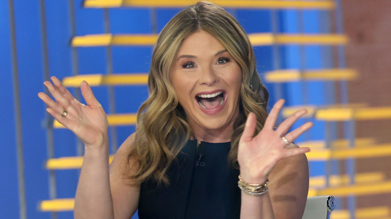 Jenna Bush Hager looking excited
