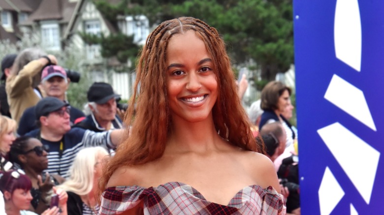 Malia Obama on the red carpet in 2024
