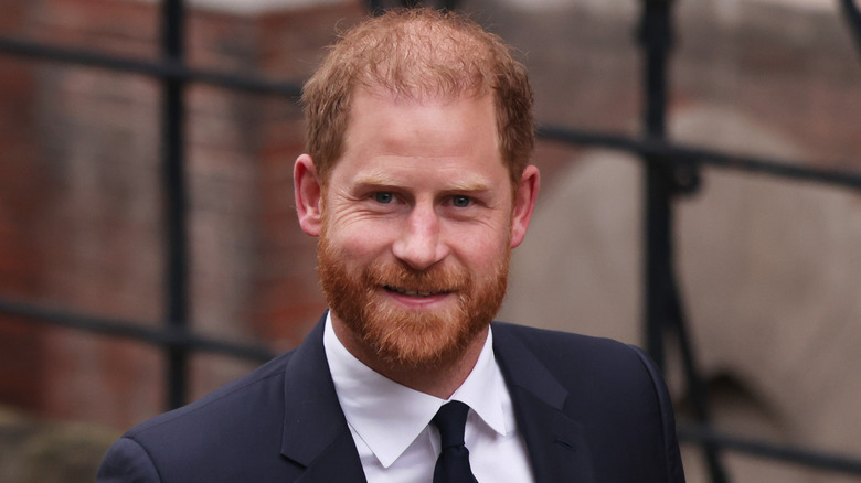 Prince Harry arrives for a court case against Associated Newspapers Ltd (2026}