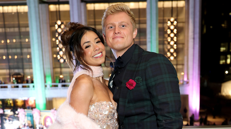 Jennifer Affleck and Zac Affleck attend the WICKED: FOR GOOD pre-premiere reception presented by Universal Pictures at Geffen Terrace on November 17, 2025 in New York City.