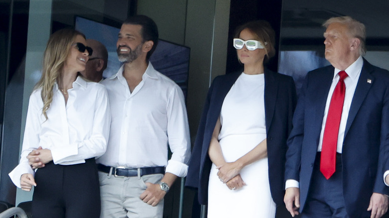 Trump family and Bettina Anderson at 2025 FIFA World Cup