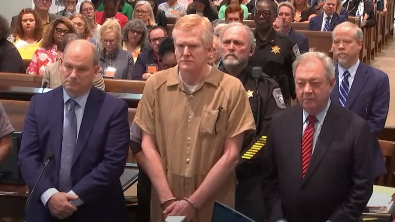 Alex Murdaugh looking stoic during his sentencing