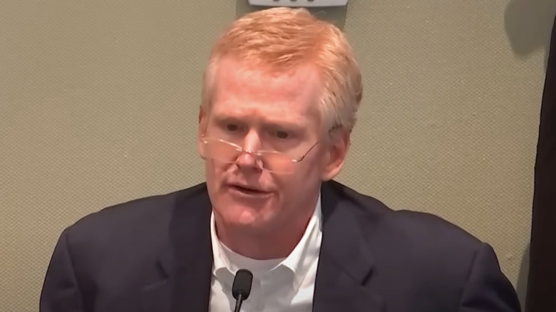 Alex Murdaugh testifying during his double murder trial