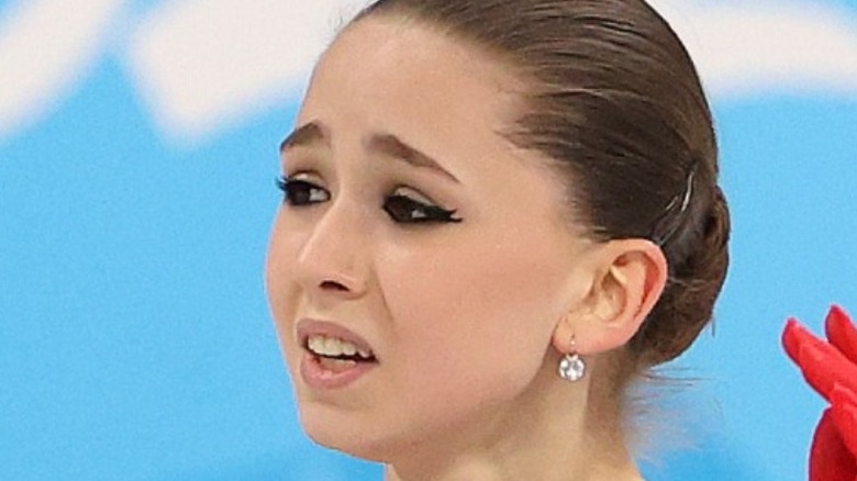 Kamila Valieva on the ice