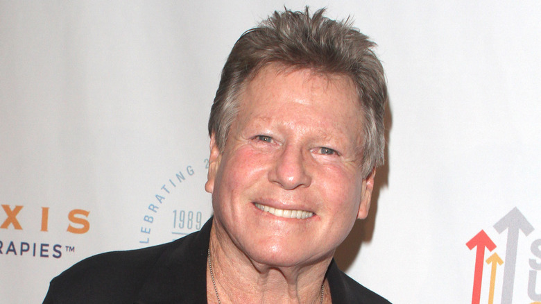 Ryan O'Neal smiling